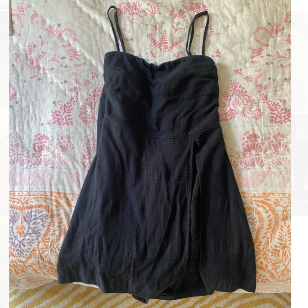 Black Free People Romper NWOT